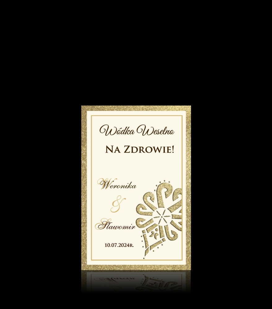 Etykieta na butelkę goralske 
