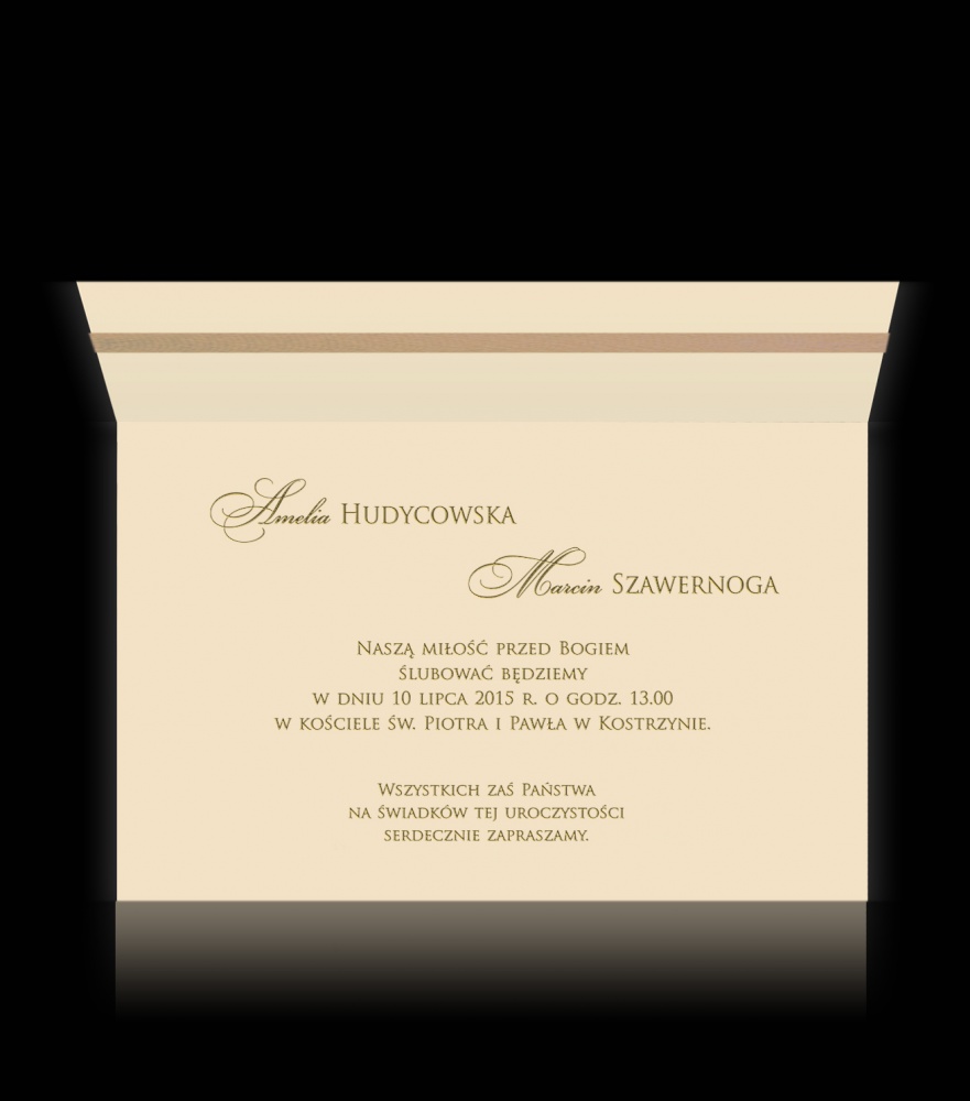 Zaproszenia ślubne B 1705