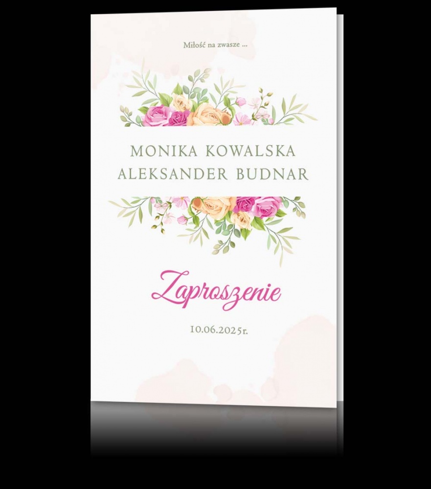 Zaproszenia ślubne B 3909