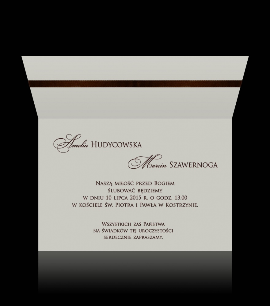 Zaproszenie ślubne C 2203
