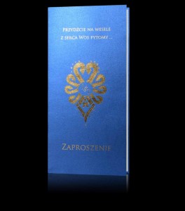Zaproszenia ślubne  B 9205
