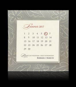 Zaproszenia ślubne C 0705